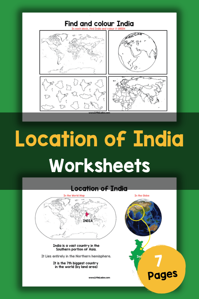 India Worksheet pack