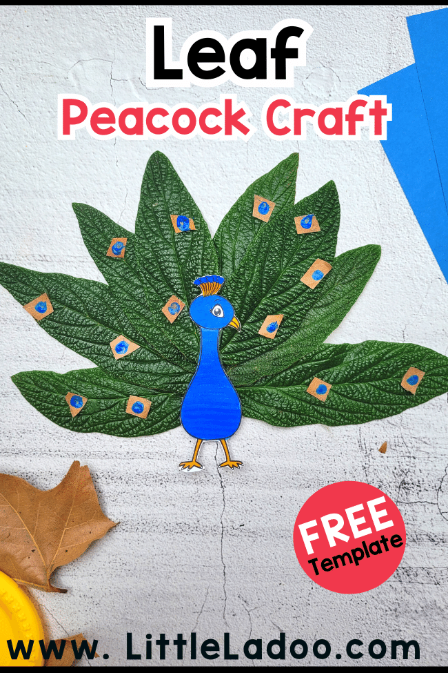 Peacock leaf craft