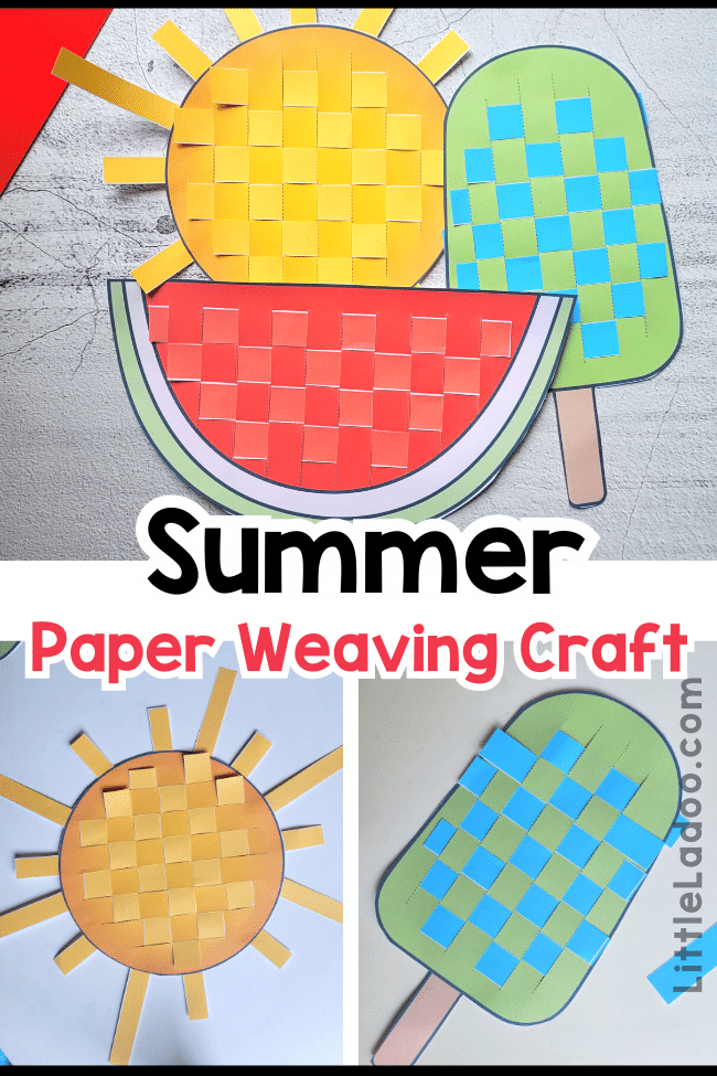 Summer Paper Weaving Crafts