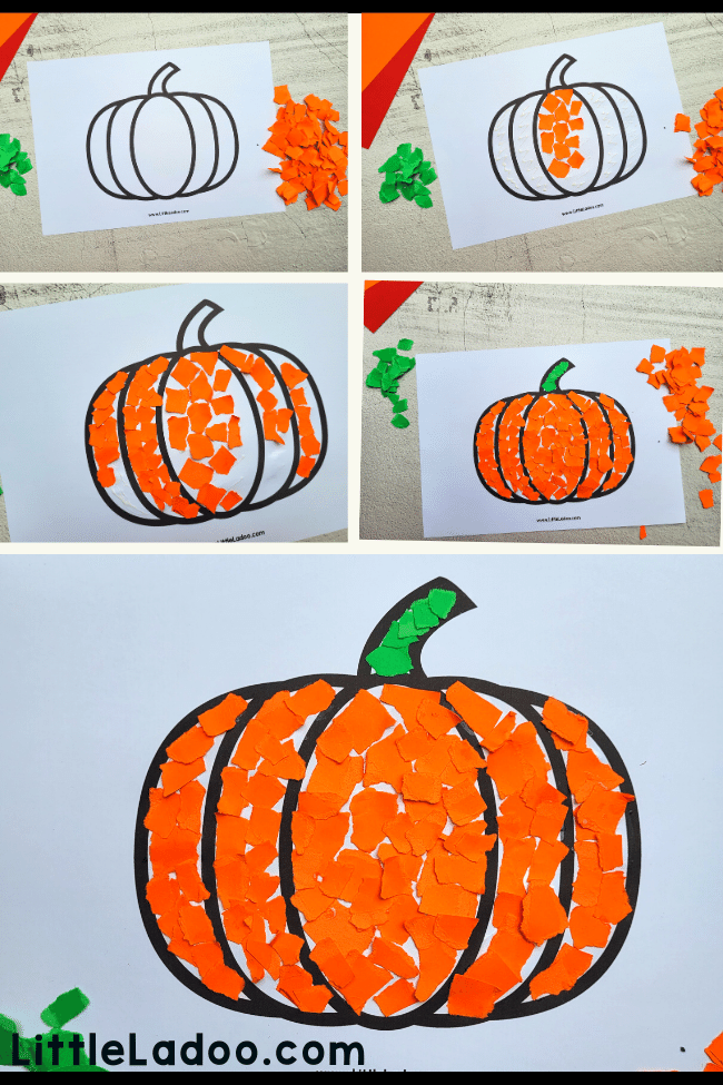 Pumpkin craft for kids