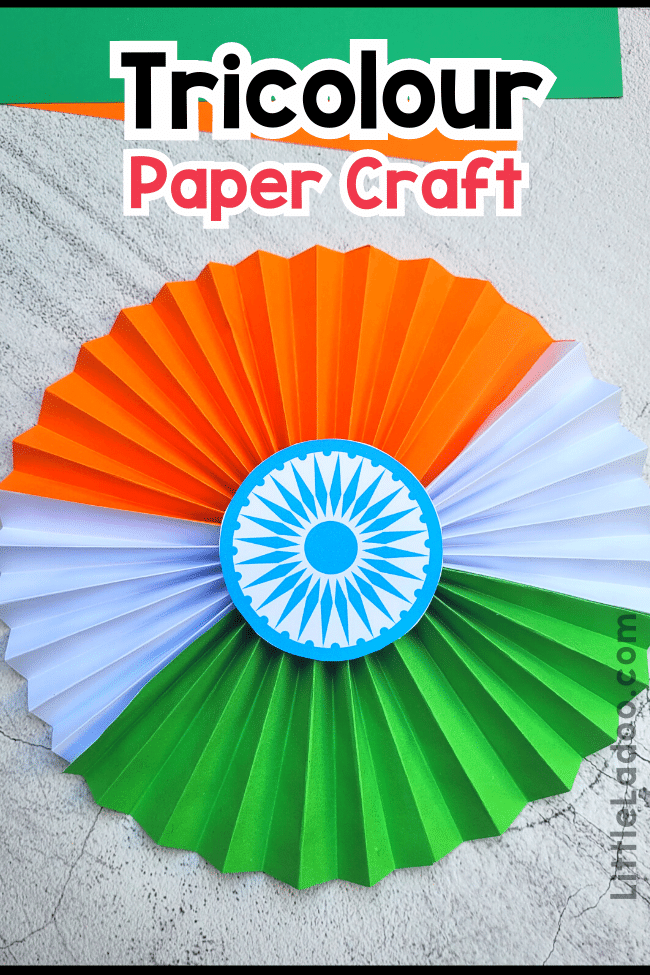 Indian Flag Tricolour Paper Craft