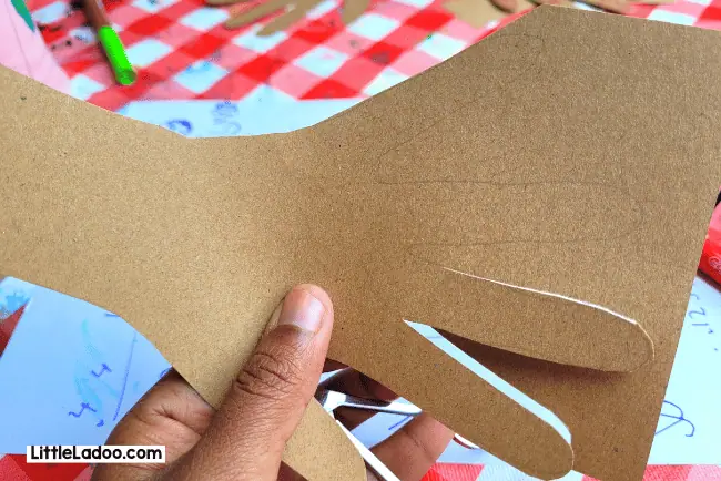 Handprint Henna Craft for kids