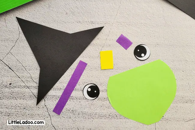 Parts of witch ready to be crafted