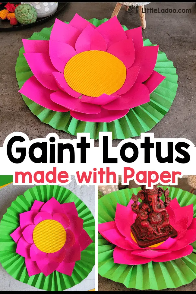 Gaint Paper Lotus Craft 