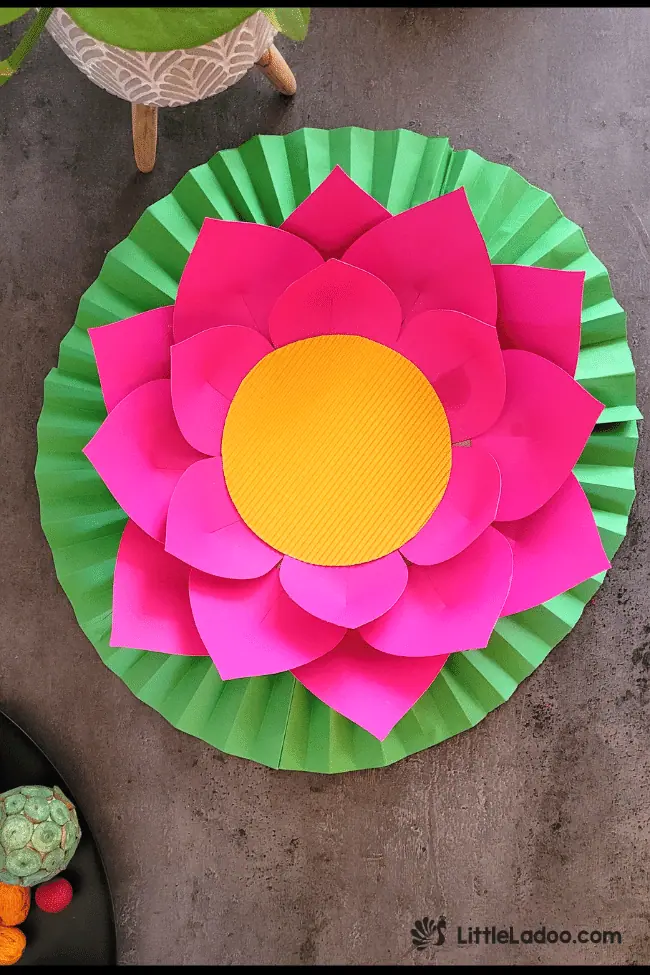 gaint-paper-lotus-craft-free-template for Free Printable Lotus Flower Template Gaint Paper Lotus Craft Free Template for Free Printable Lotus Flower Template