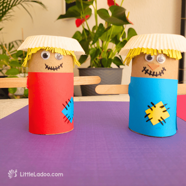 Toilet Paper Roll Scarecrow Craft