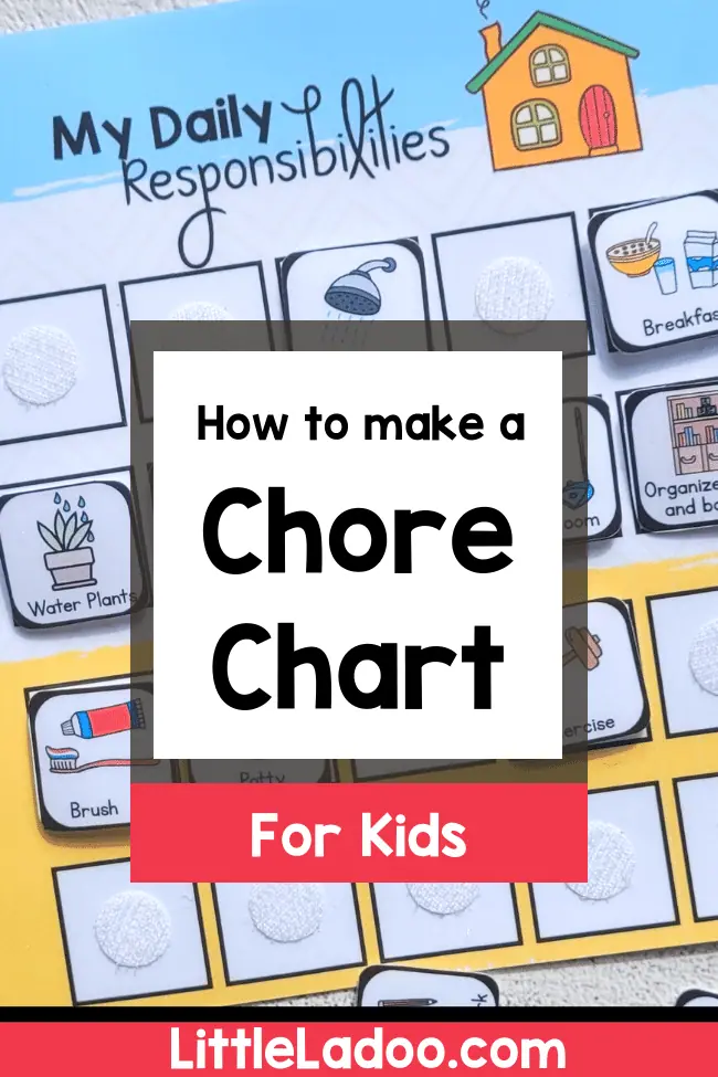 Visual Chore Chart Printable for Kids - {Free Printable}