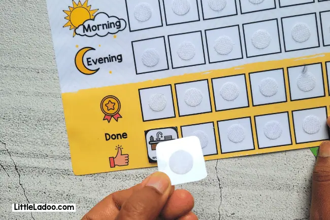 Visual Chore Chart Printable for Kids - {Free Printable}