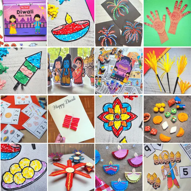 Diwali Crafts printables and Activities