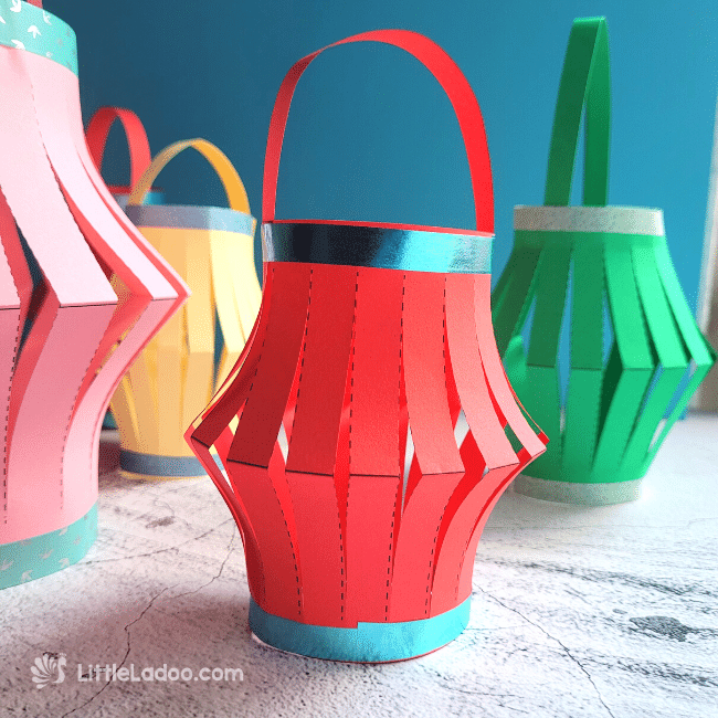 Easy Paper Lantern Craft for Diwali