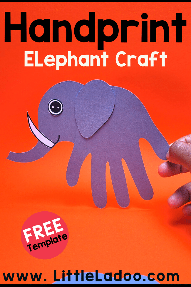 Handprint Elephant Craft