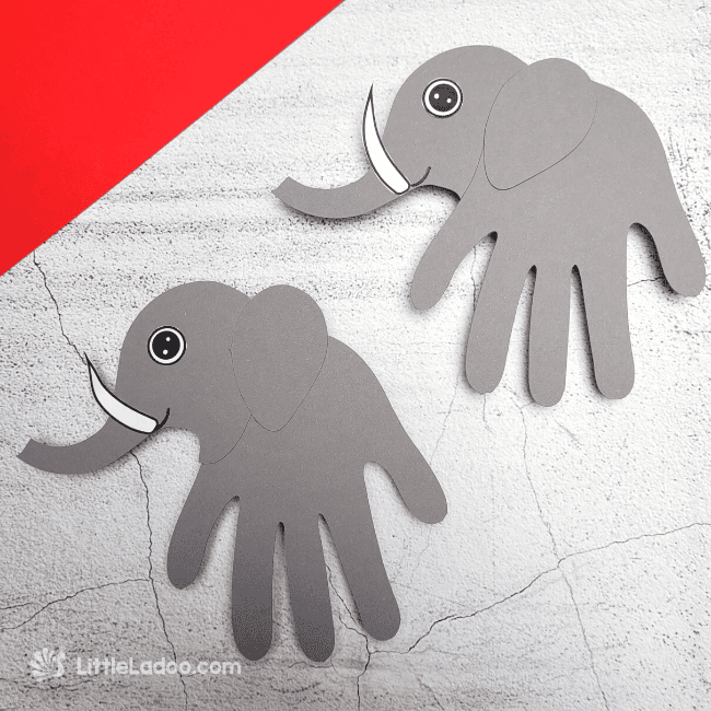 Handprint Elephant Craft