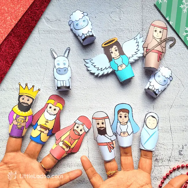 Nativity Finger Puppets Printable