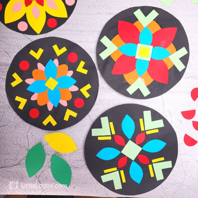 Paper Rangoli Craft