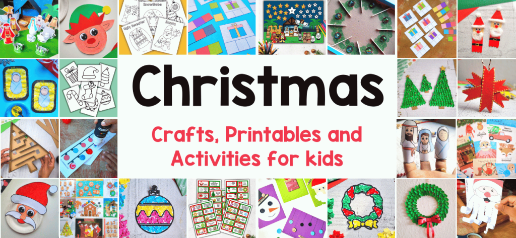 Christmas Crafts, printables and Activities for kids