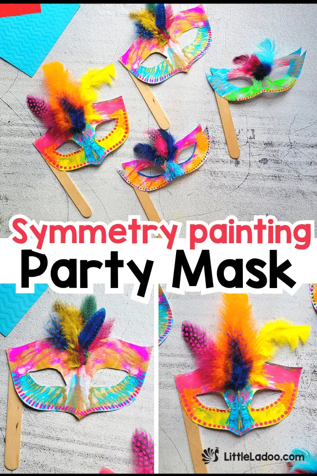 symmetrical painting party mask