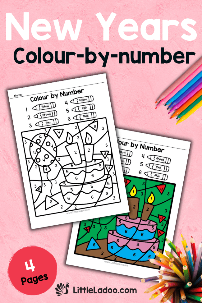 New Years Colour By Number printable (1)