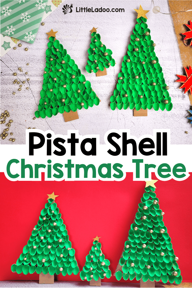 Pista Shell Christmas Tree Craft