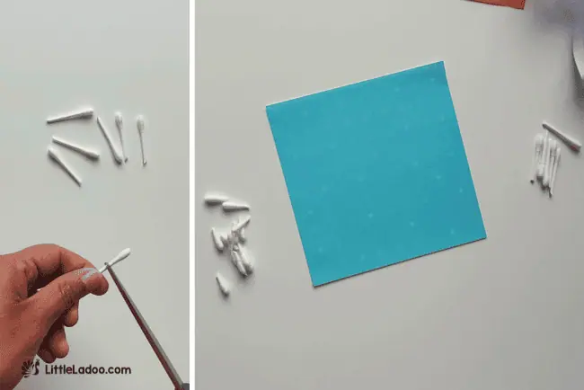 Cutting Q tips in different Lengths
