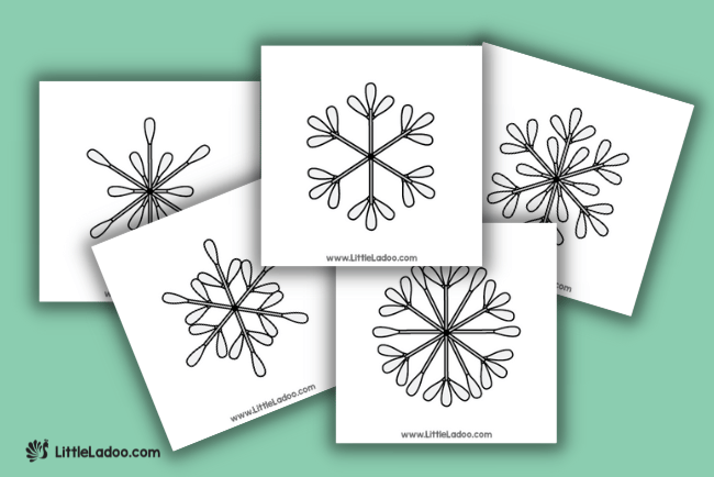 Snowflake Designs PDF Printable