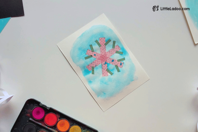 Painting Snowflake art