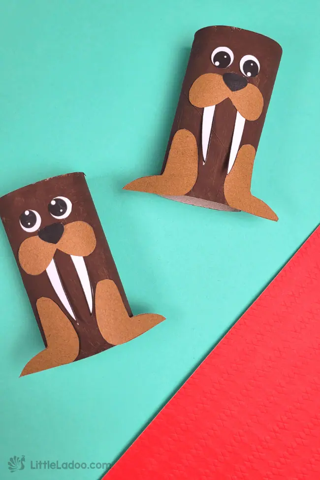 Toilet Paper Roll Walrus Craft