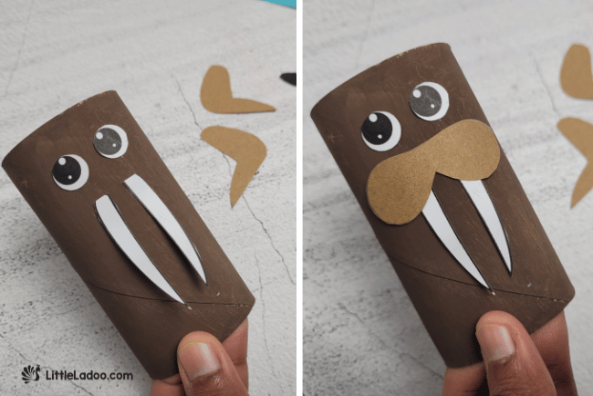 Walrus craft for kids