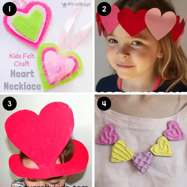Wearable Heart Crafts for Kids