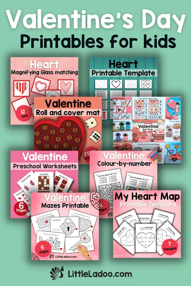 Valentine's day Printables for kids