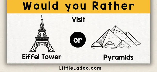 Would you rather questions for kids