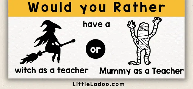 Would you rather questions for kids