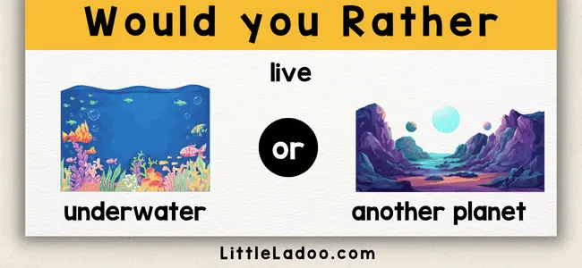 Would you rather questions for kids