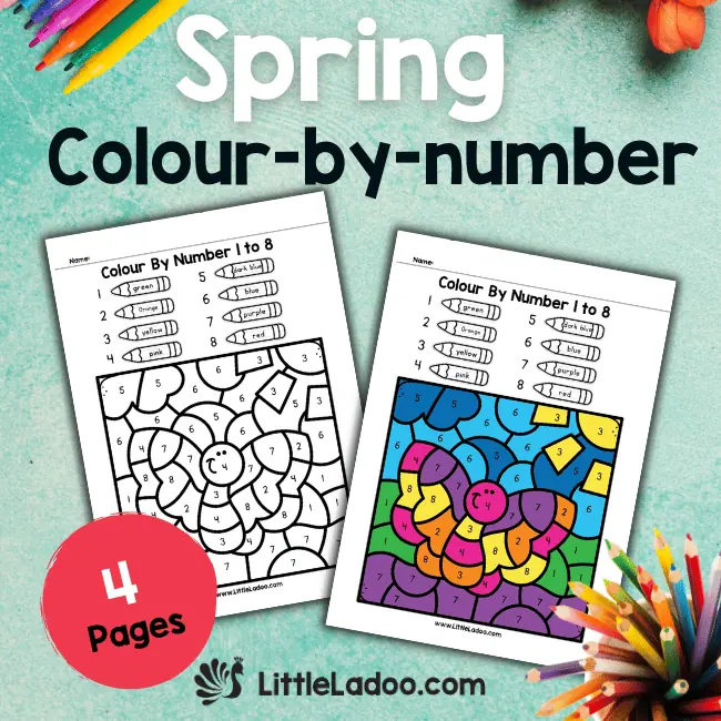 Colour by number archives little ladoo