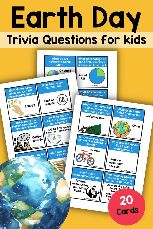 Earth Day Quiz for kids