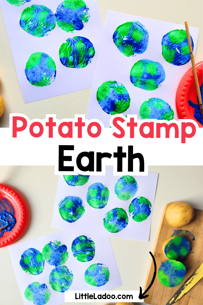 Potato Stamp Earth Craft 