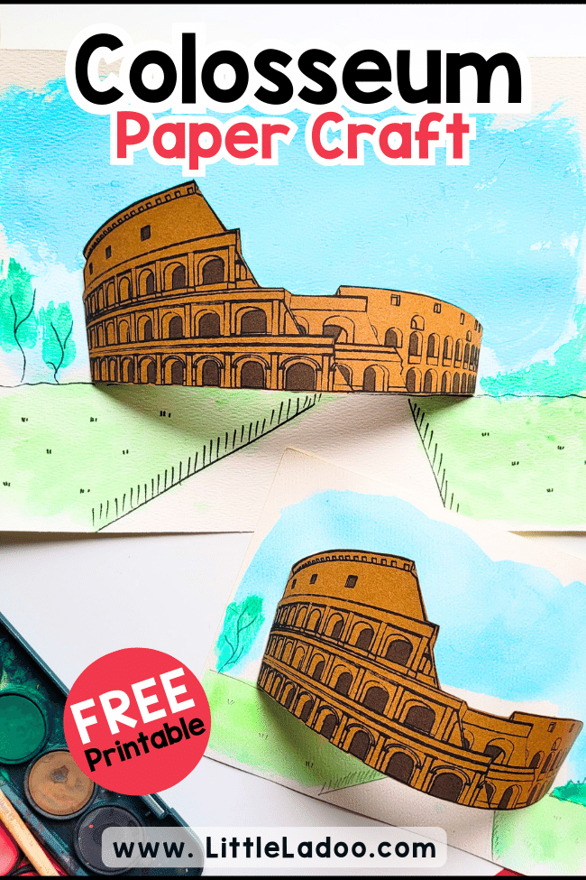 Colosseum Craft 3D paper Craft