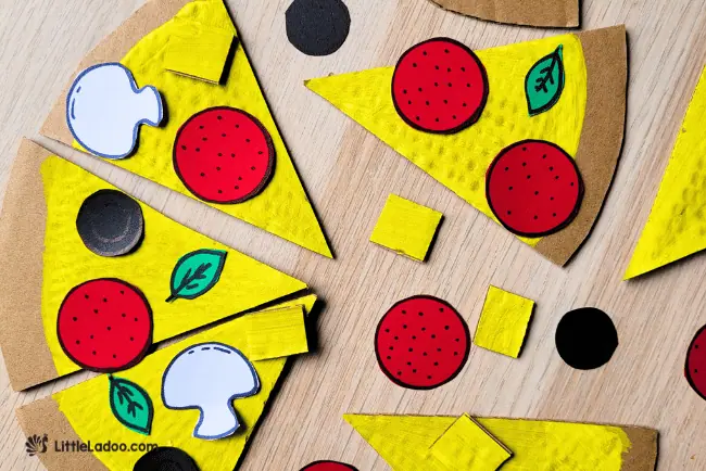 Diy pretend Play Pizza
