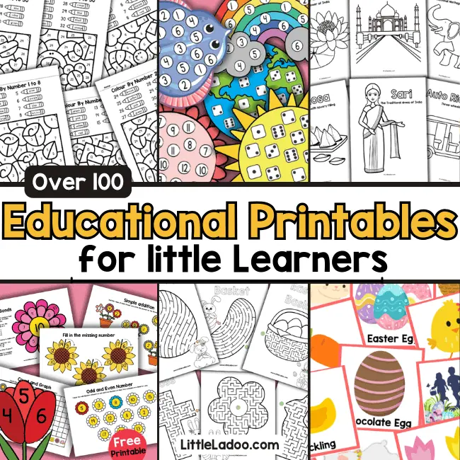 Educational Printables for kids