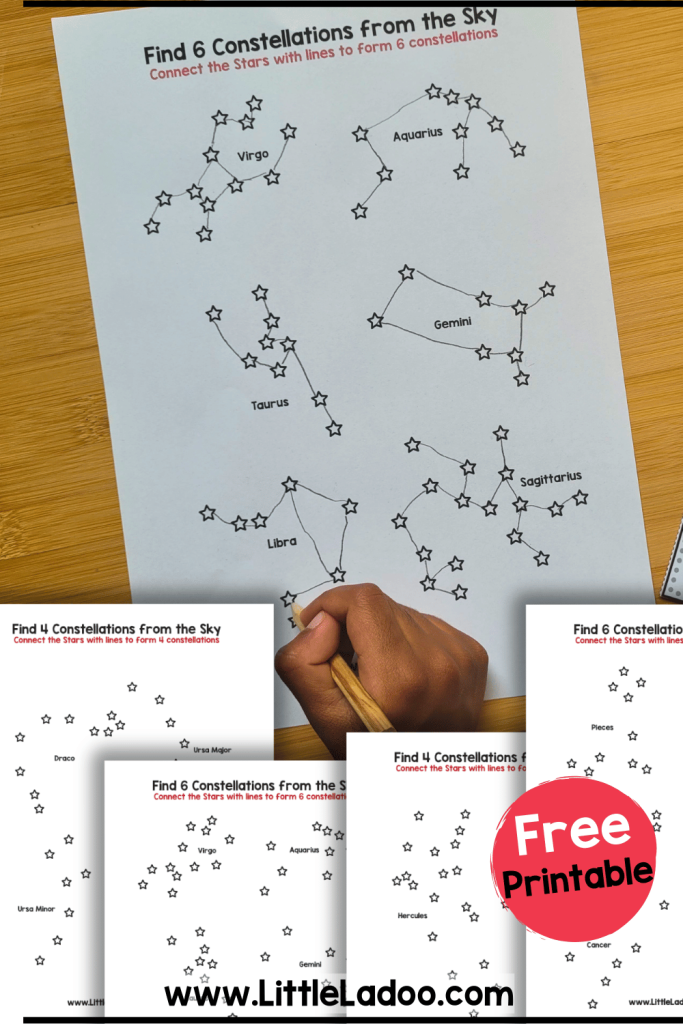 constellation-flashcards-free-printable for Free Printable Dot To Dot Constellations Printables Constellation Flashcards Free Printable for Free Printable Dot To Dot Constellations Printables