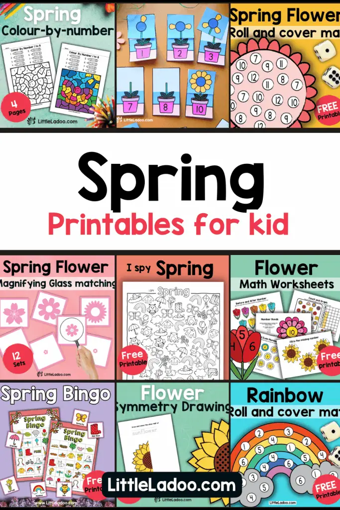 Free Spring Printables for kids
