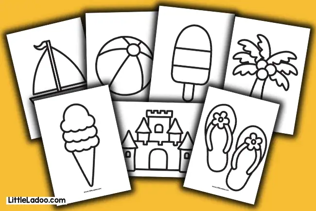 7 Free Printable Summer Templates - FREE PRINTABLE SUMMER CRAFT TEMPLATES 11.webp