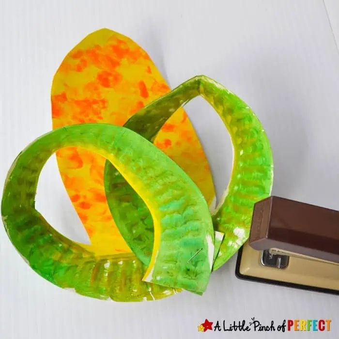 Paper Plate Corn Craft