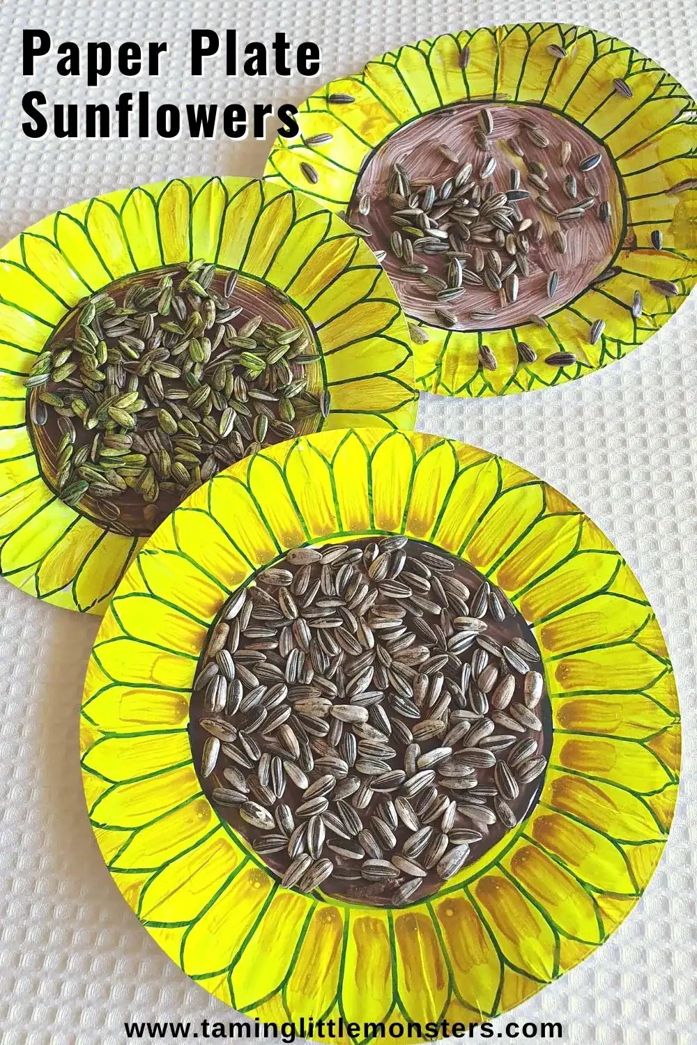 Paper Plate Sunflower